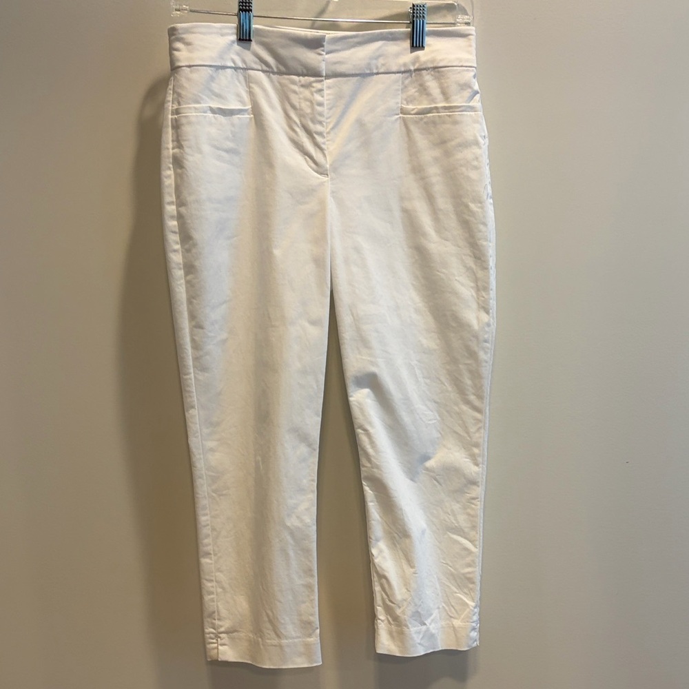 EUC Ann Taylor Factory White Dress Pants, 2P